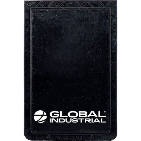 Global Industrial 36 in X 24 in, Rubber, Black 298706